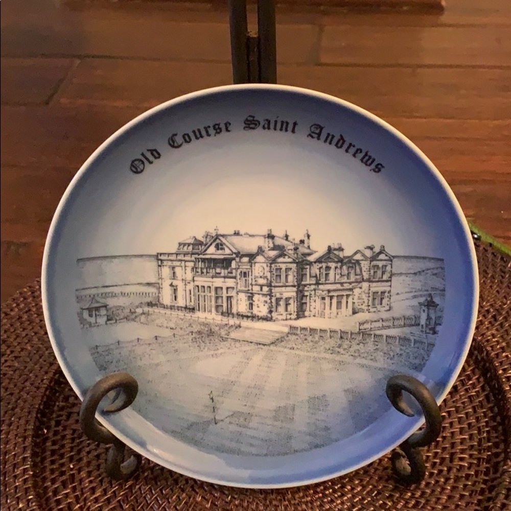 Old Course St. Andrews⛳️Copenhagen Porcelain Plate